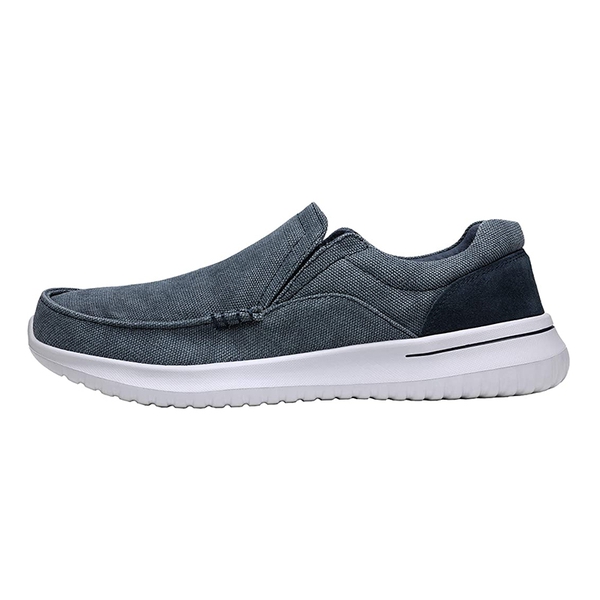 Men's Durable Casual Canvas Loafers - DARK BLUE - 1